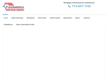 Tablet Screenshot of fundamerica.net